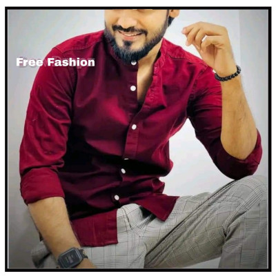 Premium 100% Oxford Cotton Ban Coller Shirt
