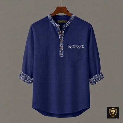 Luxury 3 quater Sleeve 100% Cotton Print Katua