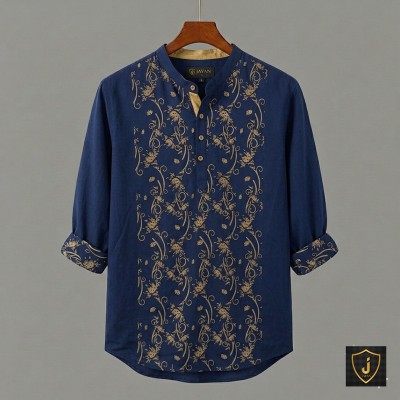 Luxury Full Sleeve 100% Oxford Cotton Print Katua