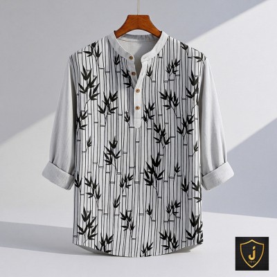Luxury Full Sleeve 100% Oxford Cotton Print Katua