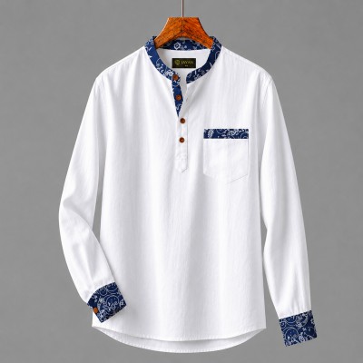 Luxury Full Sleeve 100% Oxford Cotton Print Katua