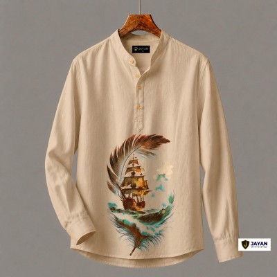 Luxury Full Sleeve 100% Oxford Cotton Print Katua