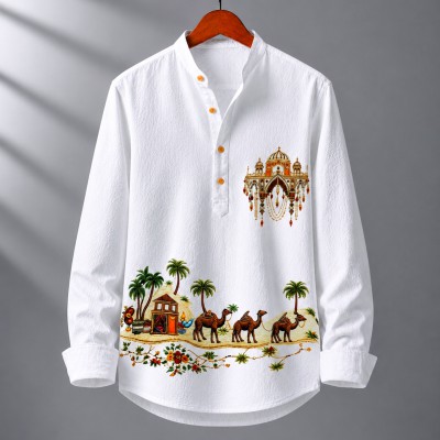 Luxury Full Sleeve 100% China Fabrics Cotton Print Katua